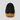 Ease barefoot slip-on shoe in black, heel view