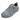 Breeze barefoot sneaker in grey mesh knit, three quarter view of the ultra light upper