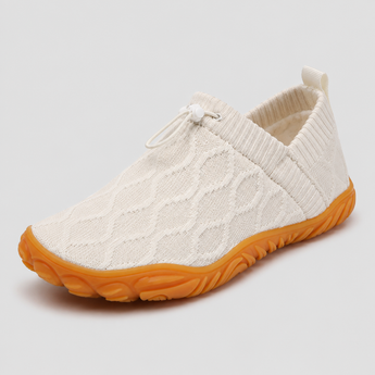 Ease barefoot slip-on shoe in cream, hero view