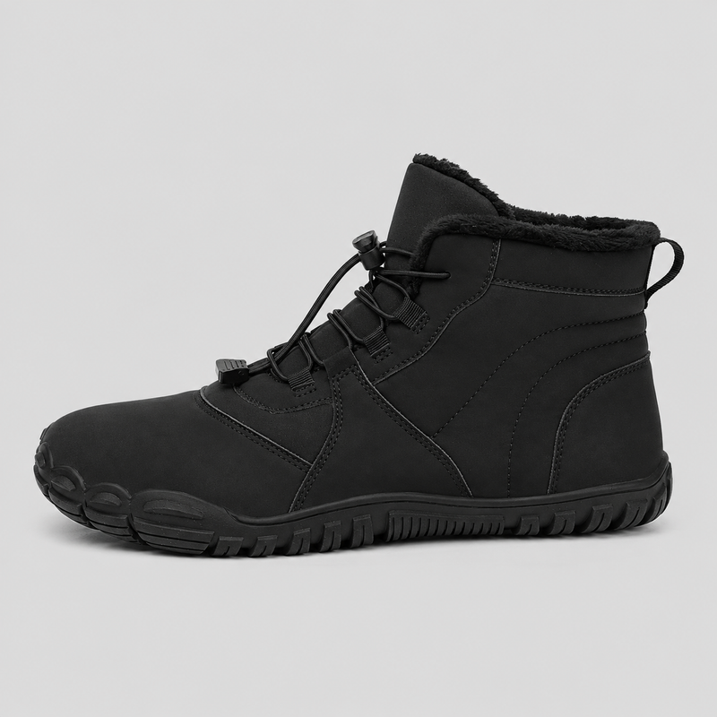 Side view of the Emberfield showing its level zero drop sole
