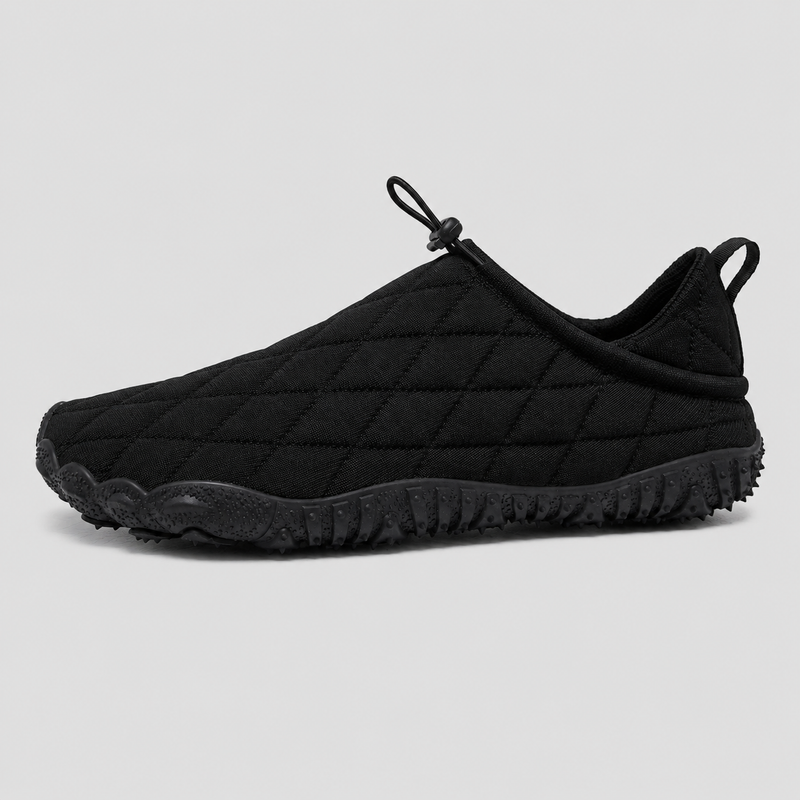 Side view of the Flow showing its level zero drop sole