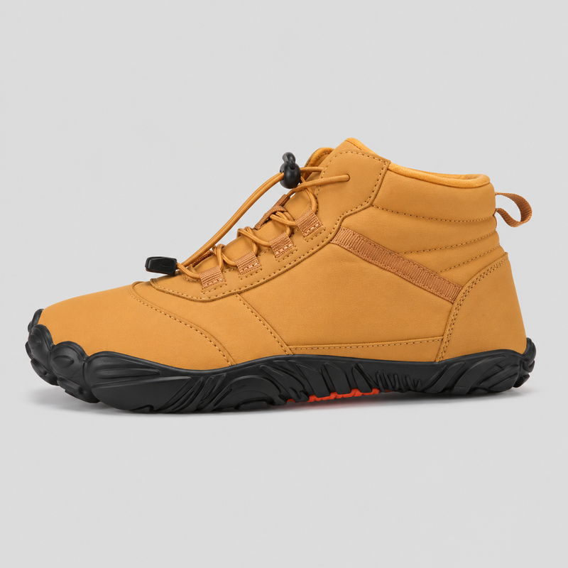 Side view of the Polar showing its level zero drop sole