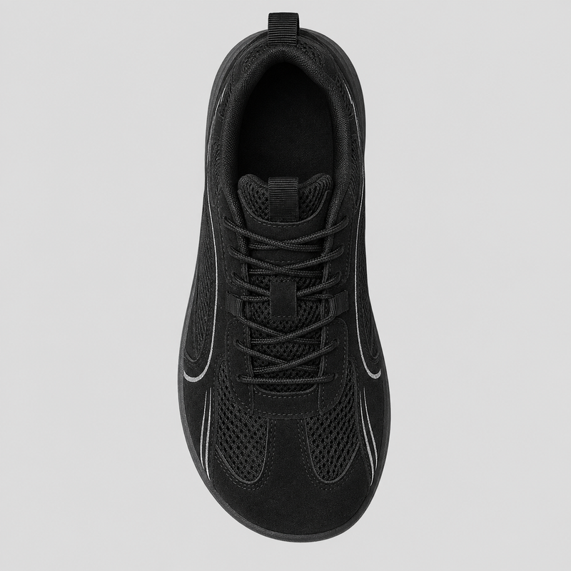 Ridge barefoot trail ready sneaker photographed in the studio