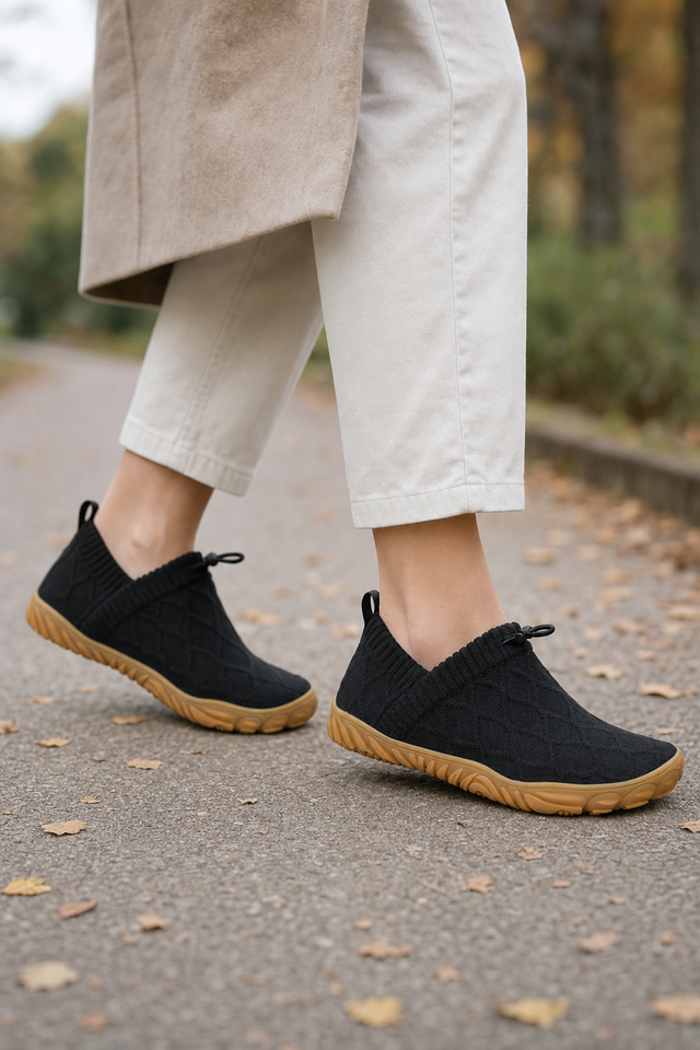 Walking easily along a path in the Ease
