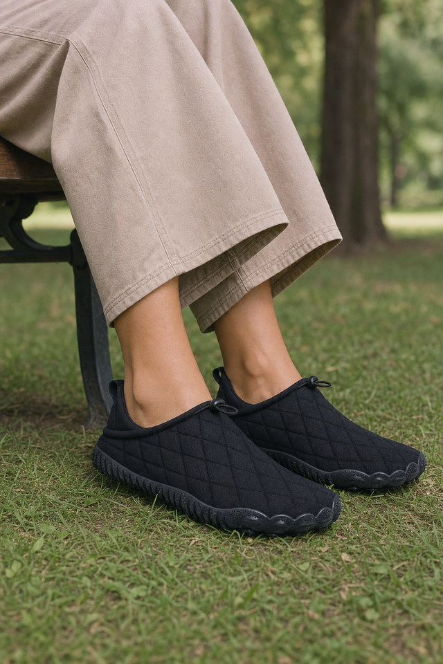 Sitting on a park bench in the Flow after a longer walk