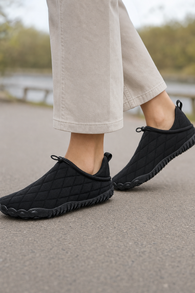 Walking easily along a path in the Flow