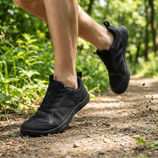 Walking easily on a trail in the Pace
