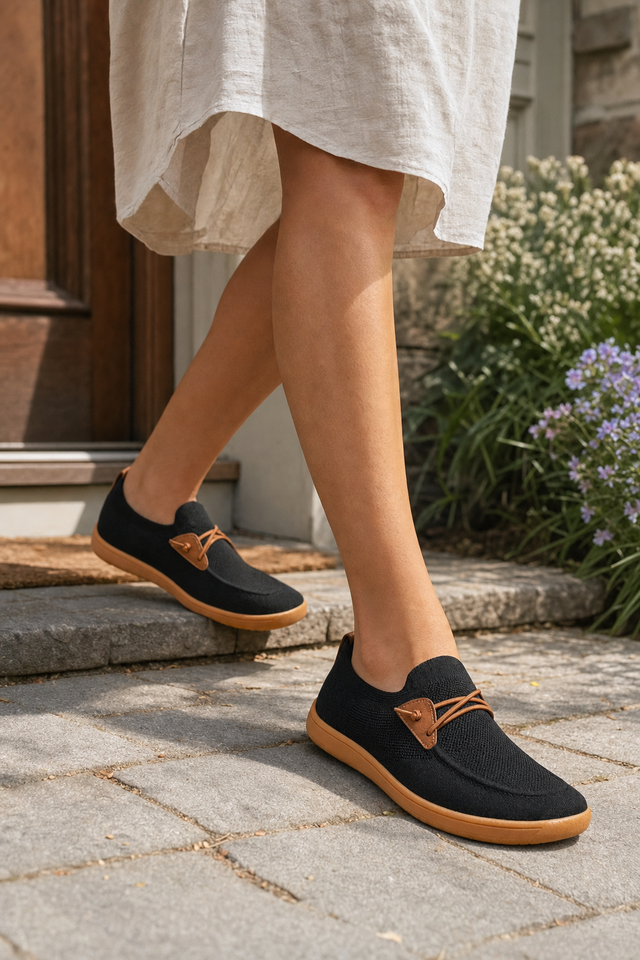 Stepping out of the front door in the Loafers for a short errand