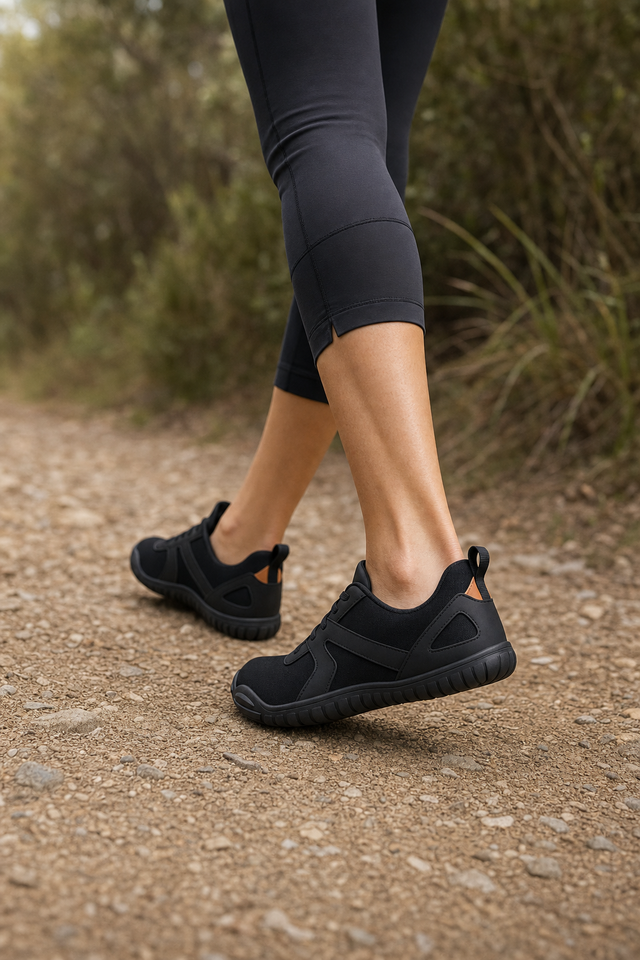 Walking easily along a path in the Meridian