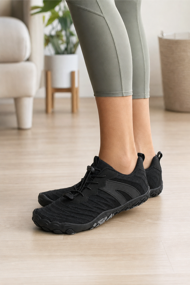 Day one, wearing the Summit indoors on a wooden floor